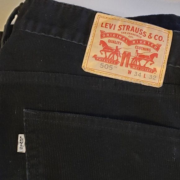 Vintage 70's Levi's 505 White Tab Corduroys. Mens 34/32. Extremely Rare. - Picture 2 of 4